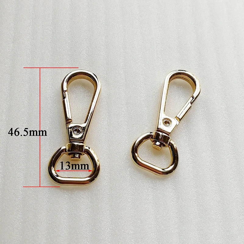 China Supplier Gold Metal Dog Buckles Snap Hooks for Strap Bag Accessories