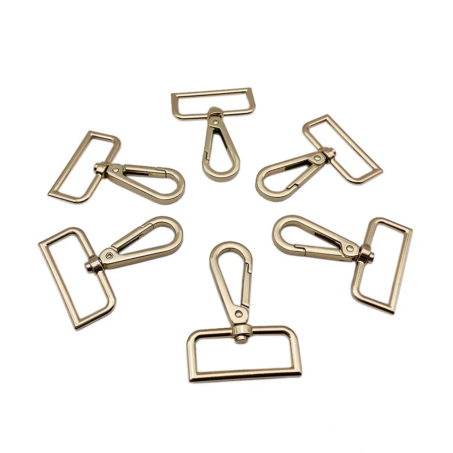 Modische verstellbare Metallschnalle, drehbare Handtaschenschnalle, Karabinerhaken, Schlüsselanhänger, drehbarer Karabinerhaken