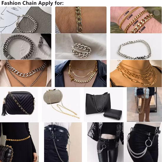 Hardware und Zubehör Maßgeschneiderte Taschen-Hardware-Kette H21226